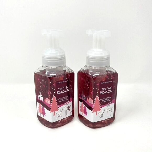 Bath & Body Works 'Tis The Season Gentle Foaming Hand Soap 8.75 Fl Oz x 2 - Picture 1 of 3
